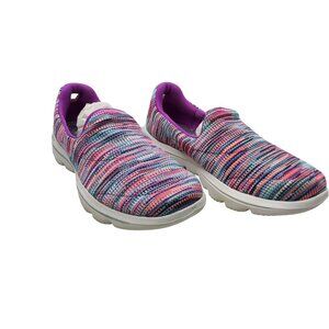 Skechers Goga Mat Air-Cooled Multicolor Fabric Pull On Fashion Sneakers